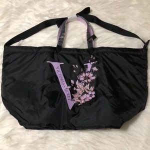 Victoria’s Secret purple and black large bag